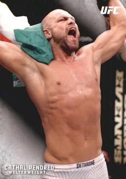 2015 Topps UFC Knockout #62 Cathal Pendred Front