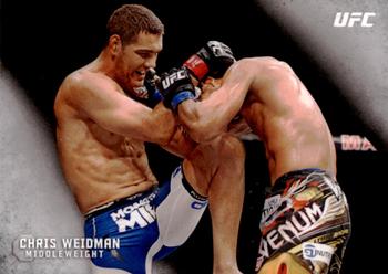 2015 Topps UFC Knockout #65 Chris Weidman Front