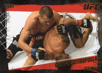 2010 Topps UFC - Gold #23 George Sotiropoulos Front