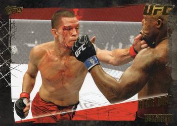 2010 Topps UFC - Gold #51 Nate Diaz Front