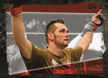 2010 Topps UFC - Gold #52 Rich Franklin Front