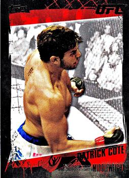 2010 Topps UFC - Gold #105 Patrick Cote Front