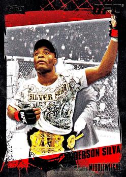 2010 Topps UFC - Gold #106 Anderson Silva Front