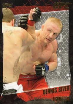 2010 Topps UFC - Gold #123 Dennis Siver Front