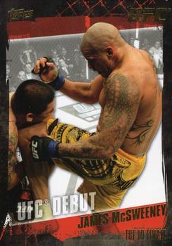 2010 Topps UFC - Gold #144 James McSweeney Front