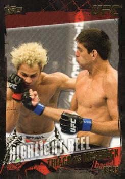 2010 Topps UFC - Gold #184 Paulo Thiago / Josh Koscheck Front