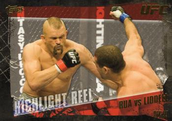 2010 Topps UFC - Gold #185 Mauricio Rua / Chuck Liddell Front