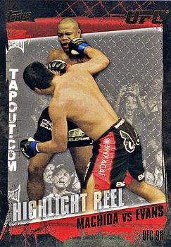 2010 Topps UFC - Gold #187 Lyoto Machida / Rashad Evans Front