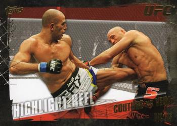 2010 Topps UFC - Gold #197 Randy Couture / Brandon Vera Front