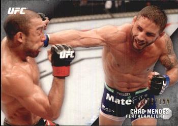 2015 Topps UFC Knockout - Silver #3 Chad Mendes Front
