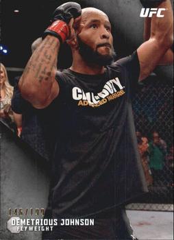 2015 Topps UFC Knockout - Silver #10 Demetrious Johnson Front
