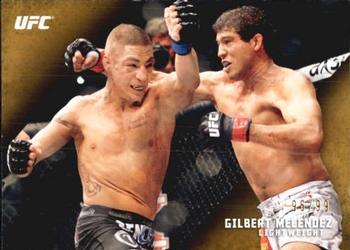 2015 Topps UFC Knockout - Gold #19 Gilbert Melendez Front