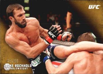2015 Topps UFC Knockout - Gold #41 Luke Rockhold Front