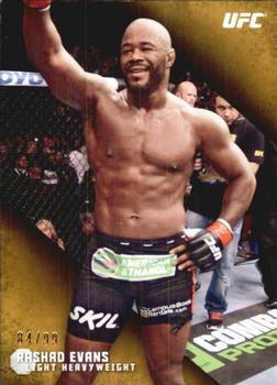 2015 Topps UFC Knockout - Gold #60 Rashad Evans Front