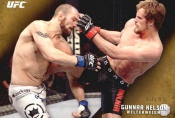 2015 Topps UFC Knockout - Gold #73 Gunnar Nelson Front