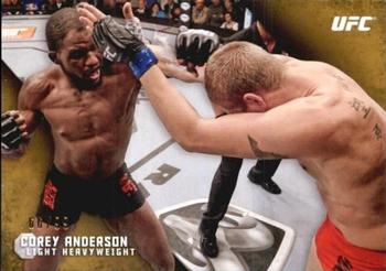2015 Topps UFC Knockout - Gold #78 Corey Anderson Front