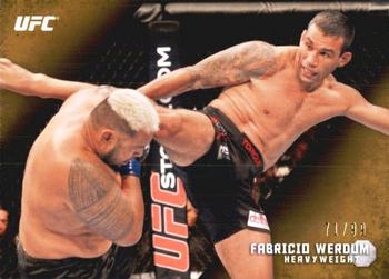 2015 Topps UFC Knockout - Gold #89 Fabricio Werdum Front