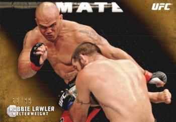 2015 Topps UFC Knockout - Gold #90 Robbie Lawler Front