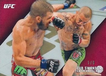 2015 Topps UFC Knockout - Red #18 Cub Swanson Front
