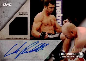 2015 Topps UFC Knockout - Autographed Relics #KAR-LR Luke Rockhold Front