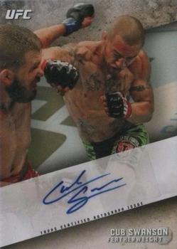 2015 Topps UFC Knockout - Autographs #KOA-CS Cub Swanson Front