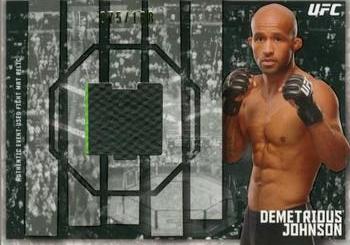 2015 Topps UFC Knockout - Fight Mat Relics #FMR-DJ Demetrious Johnson Front