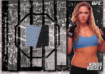 2015 Topps UFC Knockout - Fight Mat Relics #FMR-RRO Ronda Rousey Front