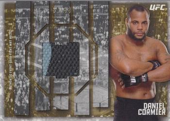 2015 Topps UFC Knockout - Fight Mat Relics Gold #FMR-DCO Daniel Cormier Front