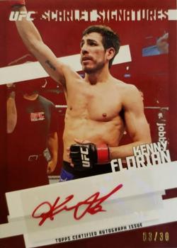 2015 Topps UFC Knockout - Scarlet Signatures #SSI-KF Kenny Florian Front