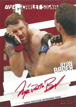 2015 Topps UFC Knockout - Scarlet Signatures #SSI-RB Ryan Bader Front