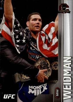 2015 Topps UFC Champions #188 Chris Weidman Front