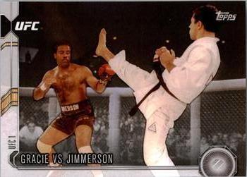 2015 Topps UFC Chronicles #2 Gracie vs Jimmerson Front