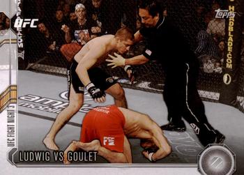 2015 Topps UFC Chronicles #31 Ludwig vs Goulet Front