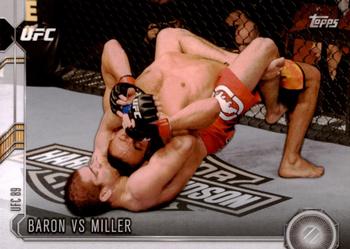 2015 Topps UFC Chronicles #72 Baron vs Miller Front