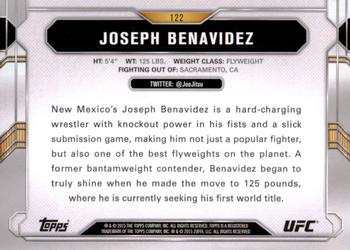 2015 Topps UFC Chronicles #122 Joseph Benavidez Back