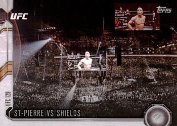 2015 Topps UFC Chronicles #125 St-Pierre vs Shields Front