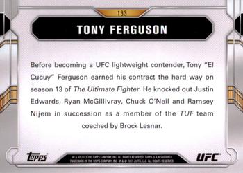 2015 Topps UFC Chronicles #133 Tony Ferguson Back