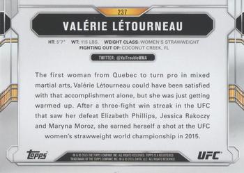 2015 Topps UFC Chronicles #237 Valérie Létourneau Back