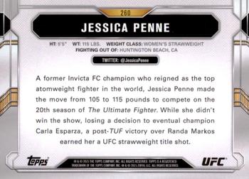 2015 Topps UFC Chronicles #260 Jessica Penne Back
