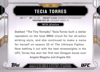 2015 Topps UFC Chronicles #264 Tecia Torres Back