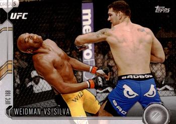 2015 Topps UFC Chronicles #275 Weidman vs Silva Front