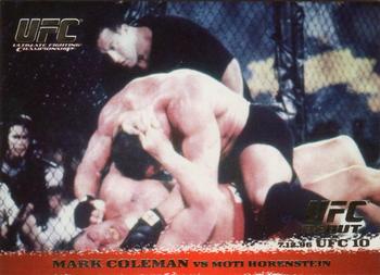 2009 Topps UFC Round 1 - Gold #3 Mark Coleman / Moti Horenstein Front
