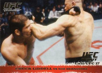 2009 Topps UFC Round 1 - Gold #5 Chuck Liddell / Noe Hernandez Front