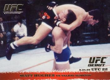 2009 Topps UFC Round 1 - Gold #8 Matt Hughes/Valeri Ignatov Front