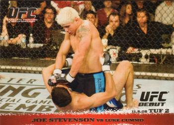 2009 Topps UFC Round 1 - Gold #29 Joe Stevenson / Luke Cummo Front