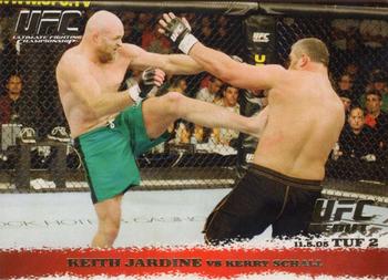 2009 Topps UFC Round 1 - Gold #30 Keith Jardine / Kerry Schall Front