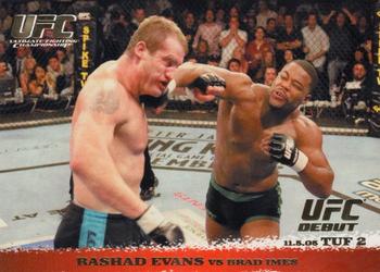 2009 Topps UFC Round 1 - Gold #31 Rashad Evans / Brad Imes Front