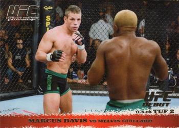 2009 Topps UFC Round 1 - Gold #32 Marcus Davis / Melvin Guillard Front