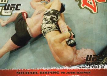 2009 Topps UFC Round 1 - Gold #42 Michael Bisping / Josh Haynes Front