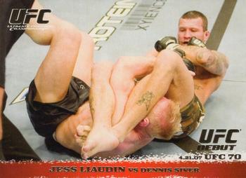 2009 Topps UFC Round 1 - Gold #62 Jess Liaudin / Dennis Siver Front